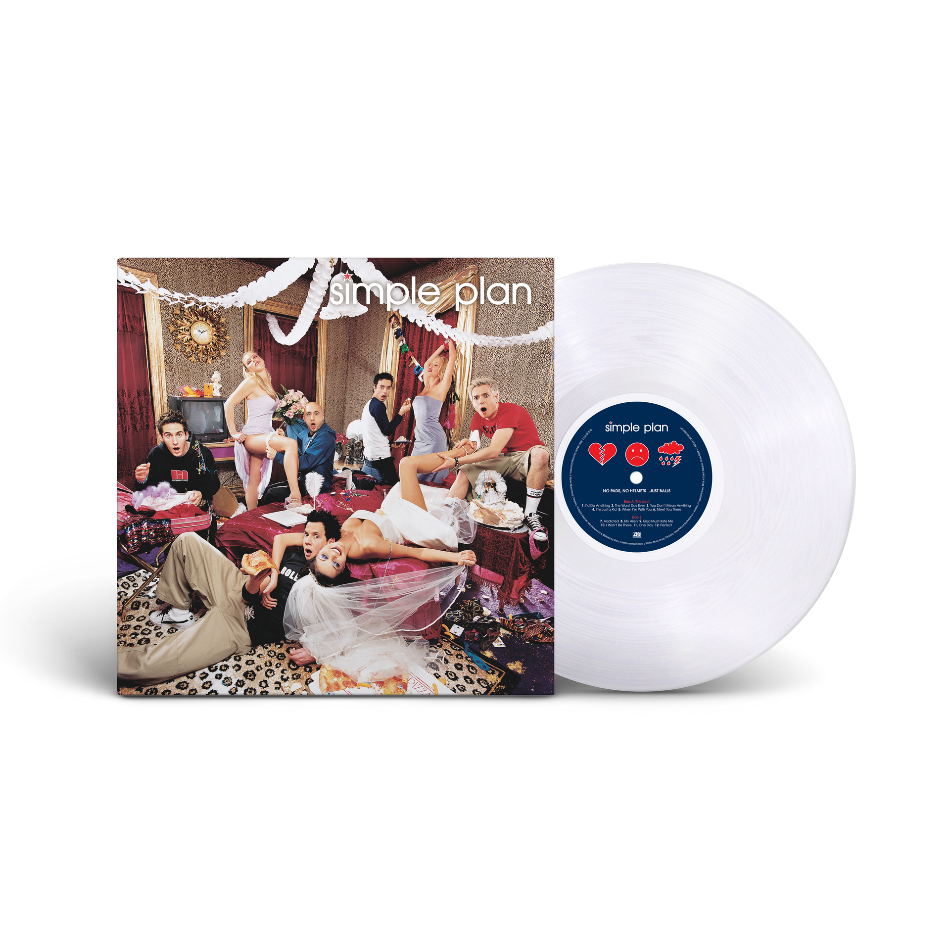 米LP Simple Plan No Pads, No Helmets...just Balls (Clear Vinyl) 183534 Atlantic 未開封 /00260 No Pads, No Helmets…Just Balls – Atlantic 75